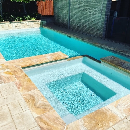 Finished pool remodel project