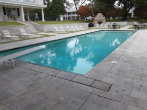 a pool that has just been cleaned